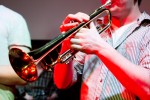 Screaming Trumpet Joe ripping up the horn section!